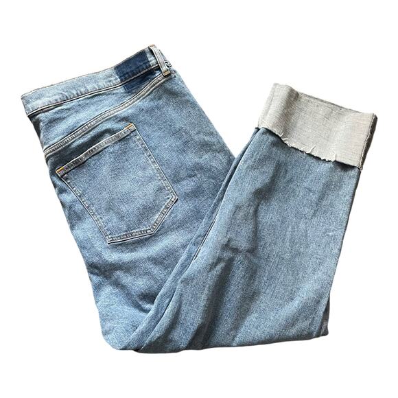 Abercrombie & Fitch Ankle Straight Ultra High Rise Cuffed Jeans Plus Size 24w - Picture 5 of 8